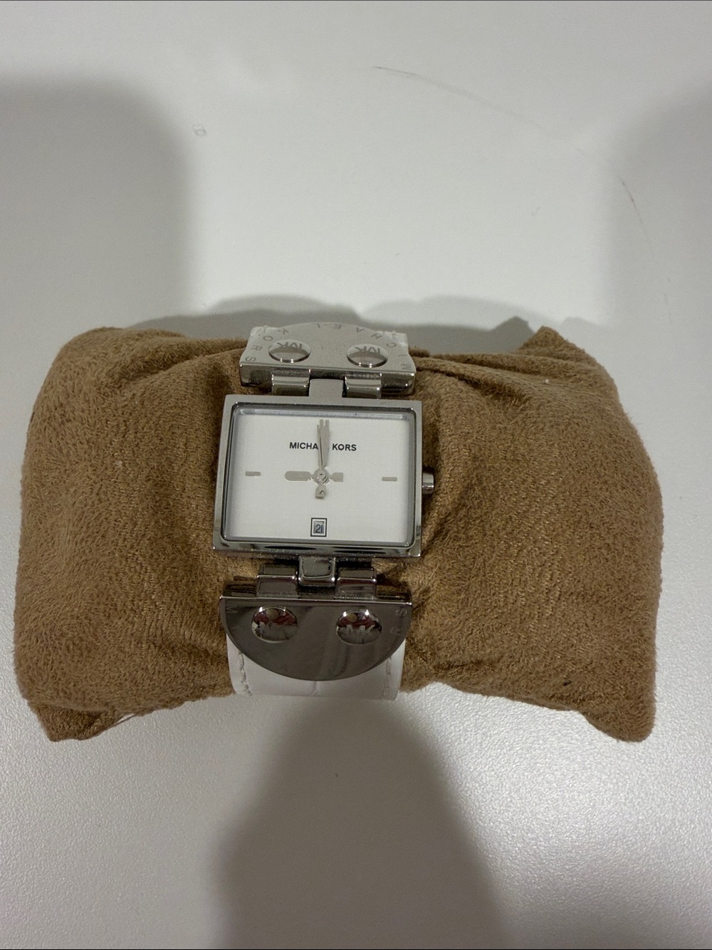 Michael Kors White Dial Silver Tone Women's Watch
